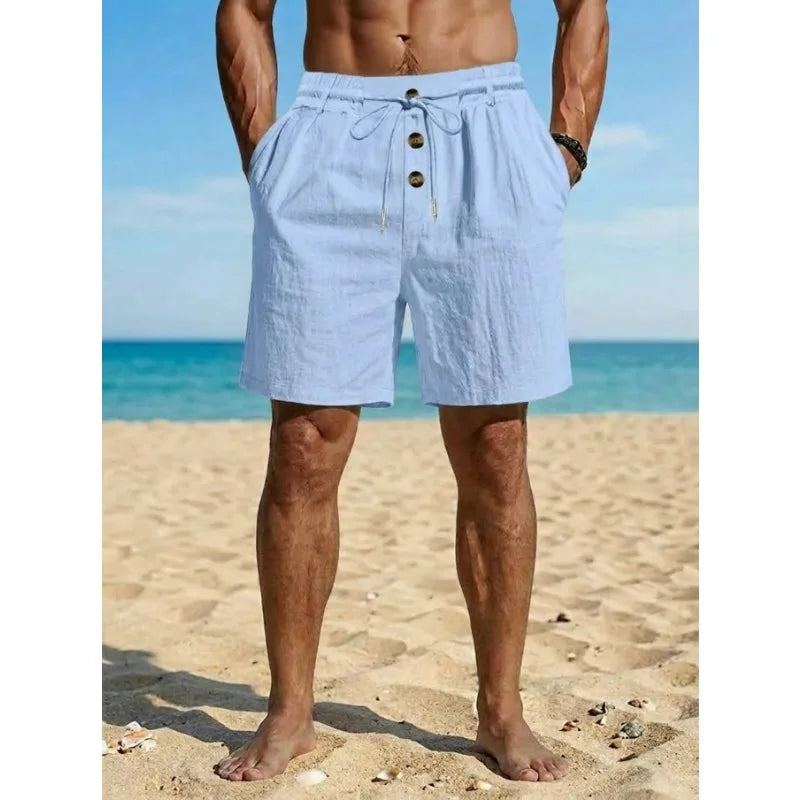 Calções de Linho Premium Summer Casual